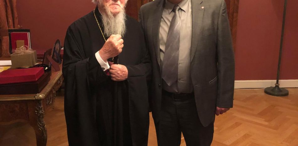 Συνάντηση προέδρου της ΟΕΣΚΣ με τον Οικουμενικό Πατριάρχη Κωνσταντινουπόλεως κ.κ. Βαρθολομαίο!